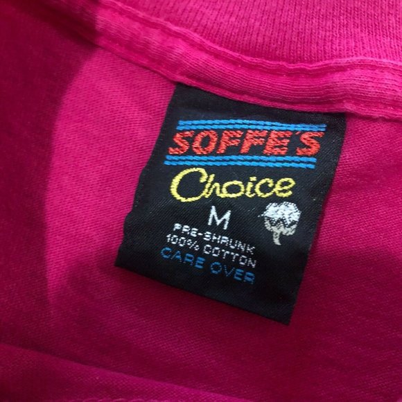 Vtg Tombstone Arizona TShirt Women's Size MEDIUM Pink Short Sleeve Aztec Tourist - Picture 3 of 4